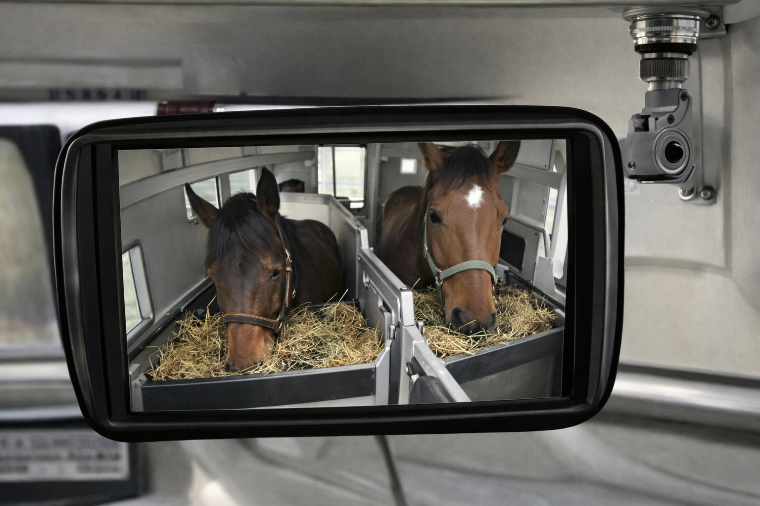 Cámara de vigilancia o supervisión durante el trayecto